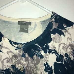 Ann Taylor Floral Cardigan